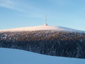 Der Gipfel Praděd - Altvater
