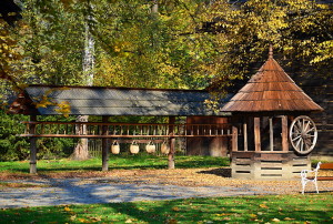 Holzstädtchen im Freilichtmuseum Rožnov