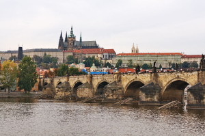Karlsbrücke und Prager Burg