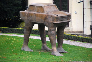 Trabi-Skulptur